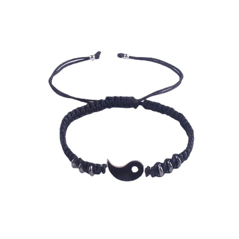 Pulseiras para dois yin yang