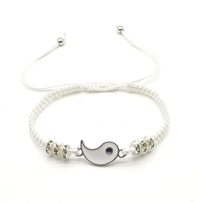 Pulseiras para dois yin yang