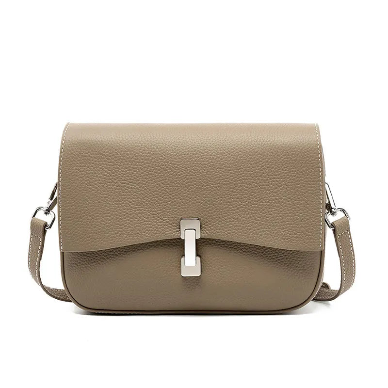 Bolsa feminina de couro legítimo bolsa tiracolo de luxo designer de couro de vaca bolsa de ombro feminina fashion bolsas quadradas de alta qualidade